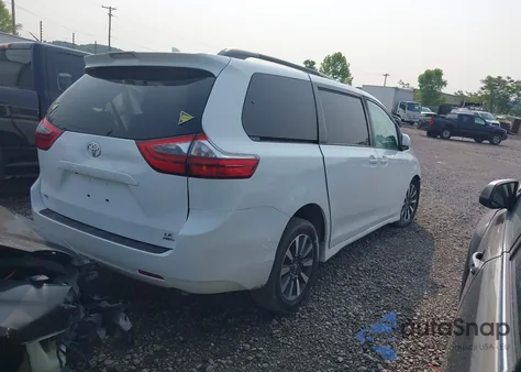 2020 Toyota Sienna Le z USA, uszkodzony, nr VIN 5TDJZ3DC6LS237433